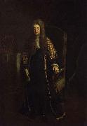 Jonathan Richardson Portrait of William Cowper, 1st Earl Cowper oil painting on canvas
